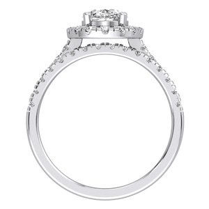 Anillo de Bodas Ovalado de Oro Sólido de 9K para Mujer, 1.66 Quilates, Claridad VS, Color EF, Diamante Cultivado en Laboratorio, Certificado IGI, Lujo - Product Image 4