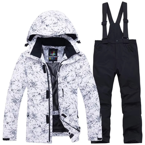 Vestes et pantalons de ski pour enfants, garçons et filles, épaisses, chaudes, pour l'hiver, coupe-vent, imperméables, vêtements de ski pour enfants - Product Image 4