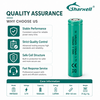 بطارية ليثيوم أيون أسطوانية قابلة لإعادة الشحن شاركسيل SX-26700-4000-3.7V 26700 بسعة 4000 مللي أمبير في الساعة وجهد 3.7 فولت
