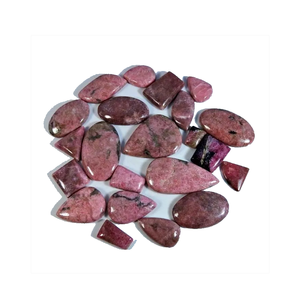 Piedra Natural de alta calidad, rodonita, forma de mezcla de cristal, cabujón de piedras preciosas sueltas, piedras preciosas de cristal curativas, cabujón de todas las formas - Product Image 4