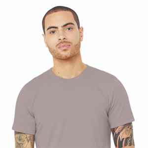 Camiseta de algodón orgánico 100% unisex, tejido de punto suave con cuello redondo liso, estampado de logotipo personalizado, patrón de personajes para hombres - Product Image 3