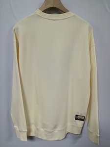 Alta calidad cuello redondo 100% algodón sólido invierno ecológico polar Unisex Logo personalizado pulóver estampado sudadera - Product Image 5