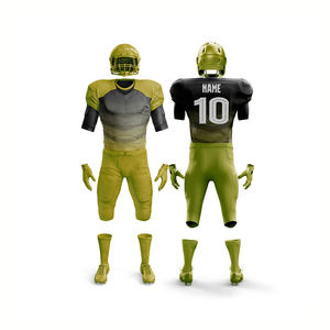 Personalizable XL Tamaño Fútbol Americano Top Camisas Adultos Transpirable Spandex Jersey Impreso Diseño Sublimación Poliéster - Product Image 1