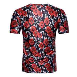 T-shirt en coton 100% à séchage rapide pour homme, coupe ample, unisexe, meilleur design d'usine, manches courtes lisses, dernier design de chemise pour homme - Product Image 2