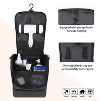 Sac de rangement portable, simple, écologique, en coton durable pour outils de toilettage des animaux de compagnie, pour le toilettage professionnel des chiens et des chats