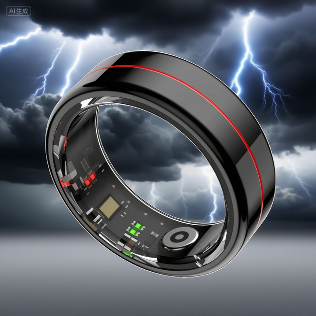 Q4 Smart Health Ring Men Women Heart Rate Blood Oxygen Sleep Monitor Sport Fitness Tracker App Control Lighting Symbian