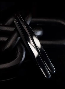 Pinzas para cejas profesionales de acero inoxidable de Color negro de precisión con juego de tijeras para mujeres y hombres respetuosas con el medio ambiente - Product Image 6