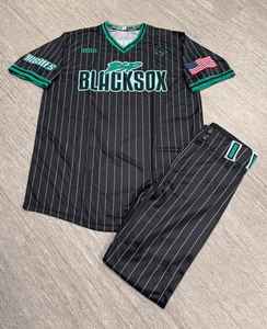 Venta caliente uniforme de béisbol personalizado Jersey de los hombres sublimado bordado cosido construcción 3D patrón de secado rápido transpirable - Product Image 4