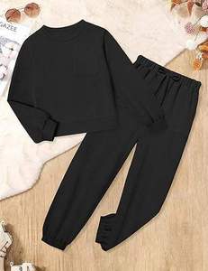 2025 gros enfants survêtement hiver respirant léger Polyester coton personnalisable ensembles de vêtements de sport - Product Image 4