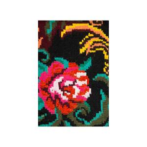 พรมขนสัตว์ลายดอกไม้ Nuray ทอมือหลายจุด ขนาด 9x12 ฟุต รูปทรงสี่เหลี่ยมผืนผ้า สำหรับบ้าน ห้องนั่งเล่น ทางเดิน ห้องโถง ห้องนอนวัยรุ่น - Product Image 3