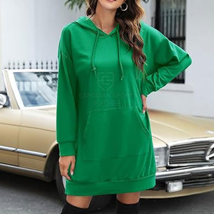 เสื้อสเวตเชิ้ตผู้หญิงแขนยาวสำหรับใส่กลางแจ้งในฤดูหนาว สีตามสั่ง สไตล์ลำลอง โลโก้ด้านหน้า ผ้าฝ้าย 100% ระบายอากาศได้ดี ราคาประหยัด - Product Image 3