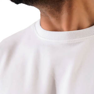 Camiseta de algodón Premium de alta calidad al por mayor para hombres, camiseta informal de Fitness de gran tamaño para tripulación pesada, ropa para niños - Product Image 2