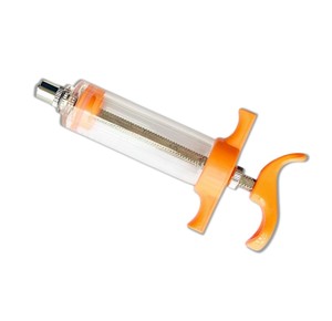 Jeringa Veterinaria Reutilizable de 20 mL, Jeringa de Inyección para Animales con Dosis Ajustable, Equipo de Vacunación para Ganado, Instrumento Veterinario - Product Image 1