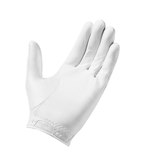 ถุงมือกอล์ฟผ้าหนังเต็มนิ้วถุงมือเล่นกีฬาสีขาวแบบจับแน่น - Product Image 4