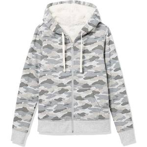65% coton 35% polaire fermeture éclair Logo personnalisé broderie impression Camouflage nouveau Design Sports d'hiver respirant sweats à capuche basiques - Product Image 1