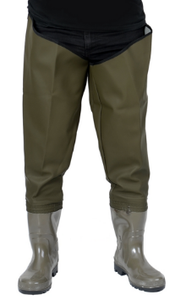 Impermeable Ligero Azul Marino de PVC con Gancho para Cinturón, Botas con Suela de Goma Resistentes al Frío, Equipo Impermeable para Camping y Actividades al Aire Libre - Product Image 2