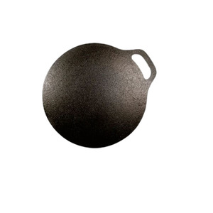 <b>Cast</b> Iron Curved Roti Tawa Eco Friendly Cookware for Home Hotel Restaurant Kitchen Use - Product Image 3