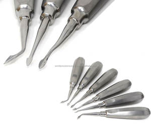 Kit d'Extraction Dentaire Manuel Ergonomique 6 Pièces en Acier Inoxydable avec Pointe Concave pour Chirurgie Orale et Luxation des Racines - Product Image 5