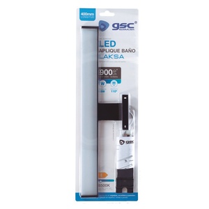 Black LED bathroom <b>light</b> 8W 6500K IP44 640lm GSC (203800089) - Product Image 2