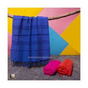 <b>Oversized</b> Lightweight Turkish Peshtemal <b>Beach</b> <b>Towel</b> Absorbent Wrap Sarong Versatile Soft Stylish Convenient Daily Wrap - Product Image 2