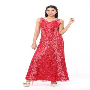 Robe de soirée de luxe au design exceptionnel pour femmes |   Robe de soirée longue de créateur pour mariage et événements de gala - Product Image 1