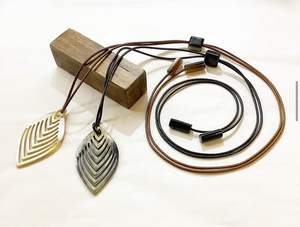 Corne Buffle Ox Pour Fille Nouveau Style Corne Naturelle Dernière Conception Meilleur Prix Véritable Corne De Buffle Collier Produit De Qualité Supérieure - Product Image 2