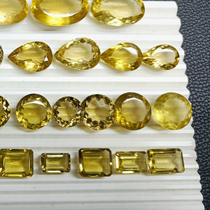 Piedra Preciosa de Cuarzo Limón Natural Hecha a Mano de Alta Calidad, Corte Mixto de Grado Superior, Amarillo, Tamaño Libre, Piedra Suelta, Gemas Mehrajudin, Tercera Parte - Product Image 4