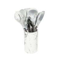 Nouveau design d'outils de cuisine en marbre Set d'accessoires de cuisine Ustensiles de cuisine