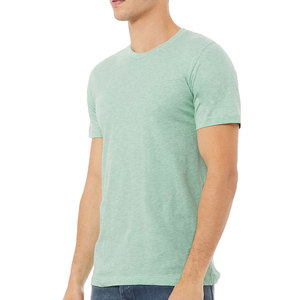 Gym respirante 100% coton impression personnalisée blanc uni hommes t-shirt quantité minimale de commande concevoir vos t-shirts sur mesure - Product Image 2