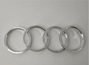 4 pièces 73.1/65.1 en alliage d'aluminium moyeu de voiture anneaux centraux entretoise d'alésage de roue pour roue <span class=keywords><strong>Peugeot</strong></span> - Product Image 4