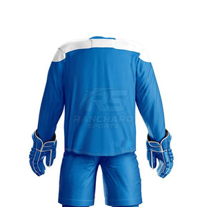 Uniforme de hockey sur glace 100% polyester, prix d'usine, uniforme de hockey sur glace le plus vendu, toucher doux, uniforme de hockey sur glace en vrac - Product Image 6