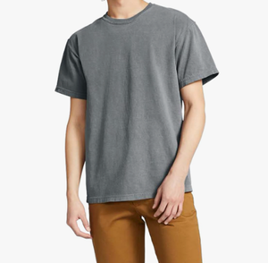 Camiseta de manga corta para hombre de alta calidad al por mayor 100% algodón liso Camiseta extragrande con estampado personalizado de fabricante para hombre - Product Image 4
