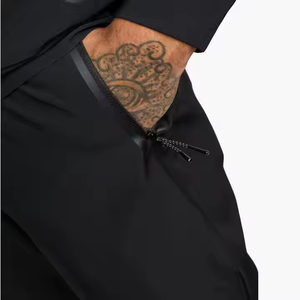 Vente en gros de pulls et pantalons de sport décontractés pour hommes en laine épaisse avec fermeture éclair, logo personnalisé MT55, nouvelle collection automne-hiver - Product Image 5
