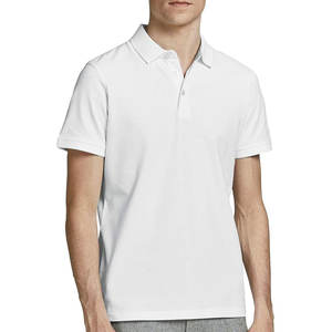 Polo à Manches Courtes Solide à Séchage Rapide et Évacuation de l'Humidité pour Homme - Product Image 1