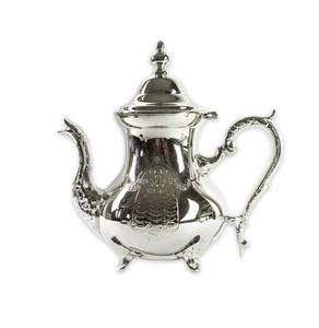 Tetera de cocina de tamaño mediano, tetera de café de calidad Superior, diseño clásico de lujo, latón pulido brillante, Dallah árabe - Product Image 6