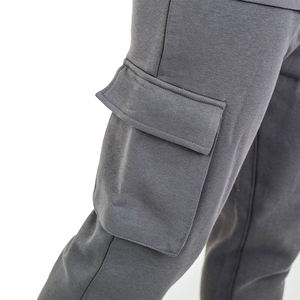 Chándal Deportivo Informal Cortavientos Color Gris Corte Ajustado Ropa de Gimnasio Entrenamiento Jogging Chándales para Hombre - Product Image 5