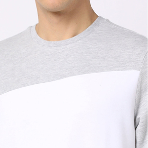 เสื้อสเวตเตอร์ผ้าฝ้ายสำหรับผู้ชายเสื้อสเวตเตอร์แนวสตรีทแบบเรียบสวมใส่สบายทรงพอดีตัว100% ฤดูหนาว - Product Image 3