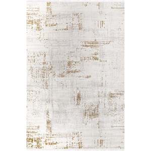 Tapis d'intérieur Netline BE002, crème, moderne, Bereket, 100% acrylique, anti-peluches, facile à nettoyer, durable, pour chambre à coucher, bureau, Home Depot - Product Image 1