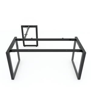 Industrial L-Shaped Table Legs 160x150cm Triangular Iron <b>Frame</b> Trian II Assembly System for Coffee Table for Hospitals-HCTG014 - Product Image 2