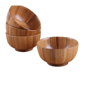 Newest Design Wooden Round Serving Bowls Natural Finished for Wedding Tabletop Snacks Bowls Wholesale Bulk - Product Image 1