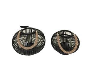 ชุดเชิงเทียนโลหะสีดำ3ชิ้นสำหรับตกแต่งโต๊ะในร่มสำหรับแขวนและยืนตกแต่งบ้าน - Product Image 4