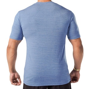 Camiseta de Manga Corta para Hombre, Corte Regular, Cuello Redondo, 100% Algodón, Transpirable, Ecológica, Diseño Liso, Venta al Por Mayor - Product Image 6