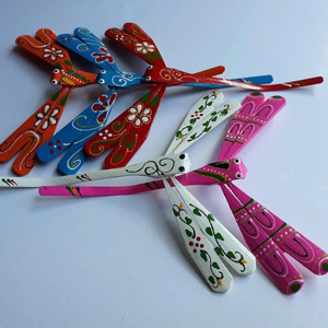 งานฝีมือจากไม้ไผ่แมลงปอทำด้วยมือของเวียดนามของขวัญทรงตัวจากไม้สำหรับเด็กเพื่อการศึกษา - Product Image 6