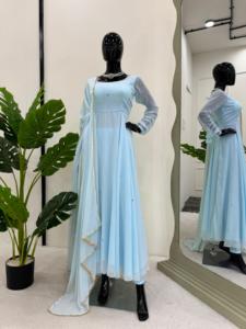 ชุด georgette ออกแบบที่สวยงาม-pent และ dupatta - Product Image 2