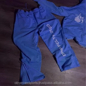 เสื้อสเวตเตอร์ unisex คุณภาพระดับพรีเมี่ยมเสื้อสเวตเตอร์450ผ้าคอตตอนผ้าฟลีซ OEM - Product Image 2