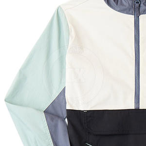 Avec Propre Votre Logo Jogging Porter Polyester Nylon Made Men Slim Fit Windbreaker Short Set Long Sleeve Windbreaker Shorts Set - Product Image 4