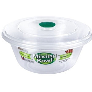 1000 ML NOUVEAU Récipient alimentaire rond dégradable Bol à salade rond jetable Bol en plastique avec couvercle - Product Image 3