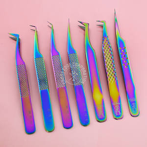 Pinzas de Extensión de Pestañas Diamond Grip, las Más Vendidas, 45 y 90 Grados, Herramienta para Crear Abanicos Fácilmente con Punta de Fibra de Precisión - Product Image 3