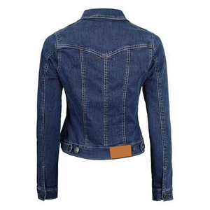 High Street Veste en jean pour femme sur mesure Articles premium Vestes en jean respirantes coupe-vent pour femme fantaisie - Product Image 2