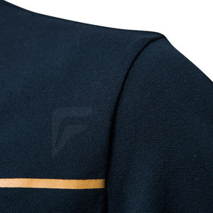 Polo à manches courtes pour hommes OEM, tissu en toile très vendu à des prix abordables à motif solide - Product Image 4